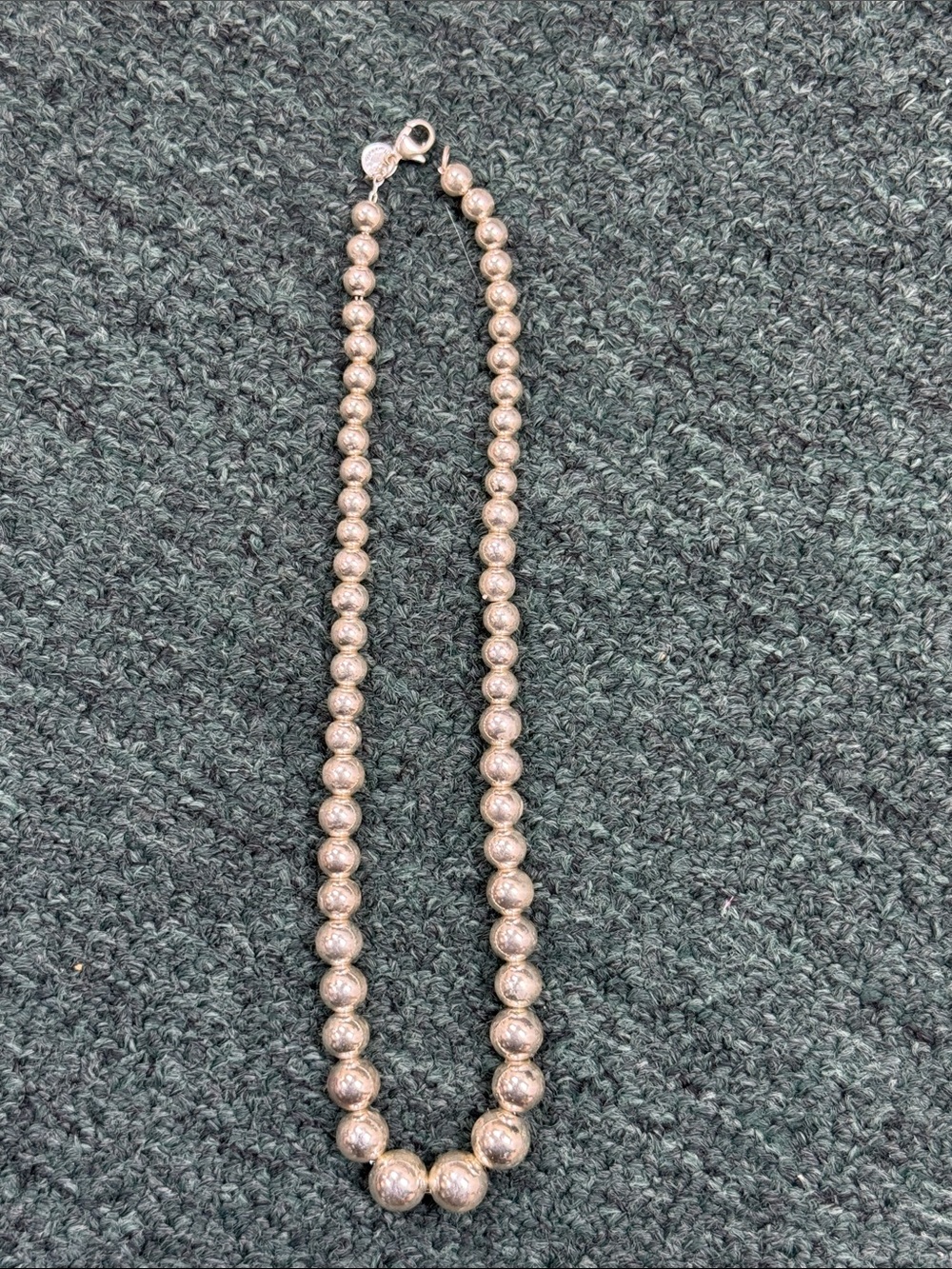 Tiffany co bead necklace